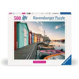 500p puzzle Maisons flottantes en Suede