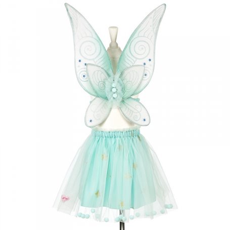 Jupe et ailes Angelina vert menthe 3-5 ans