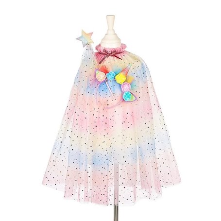 Cape licorne avec accessoires 3 /4 ans