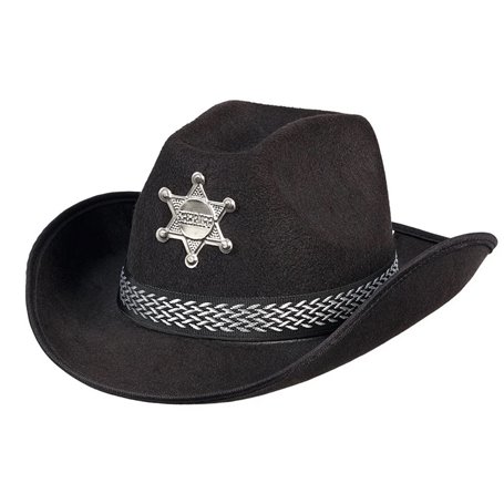 chapeau noir austin le Sherif