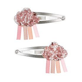 2 barrettes kayka nuage et pluie