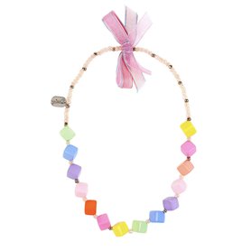 collier Hedwige arc-en-ciel