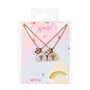 Set de deux colliers BFF arc­ en ­ciel