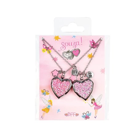 Set cadeau BFF coeur - 2 colliers