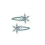 Barrettes scotty flocon de neige 2 pcs