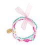 Bracelet Diandra - Love - ruban rose