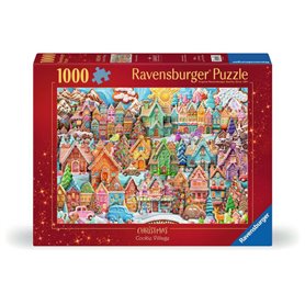 Puzzle 1000p Noël au village des cookies