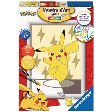 Numero d Art petit format  Pikachu