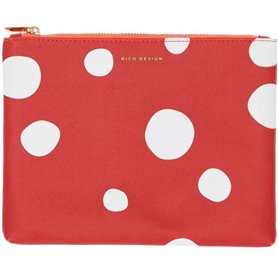 Etui Shrooom taille L rouge a pois