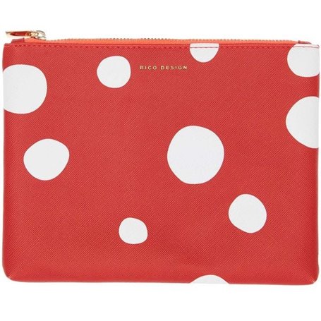 Etui Shrooom taille L rouge a pois