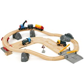 Brio 33210 Circuit Rail Route Transport de Roches