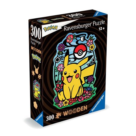 Puzzle en bois 300p Pokemon pikachu