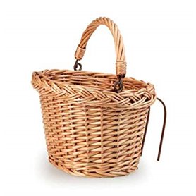 panier pour velo et trotinette en osier