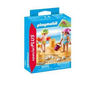 71581 Enfants avec jouets de plage