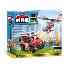 Max adventure fire rescue playset (265 pieces)