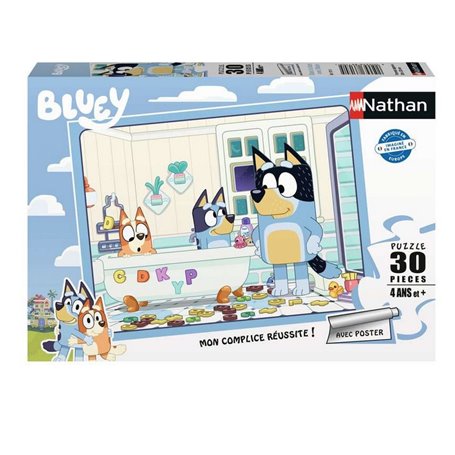 Puzzle 30p Dans le bain de Bluey