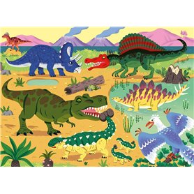 Puzzle 60P Les dinosaures du cretace