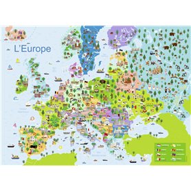 Ravensburger Puzzle 150 P - Carte D'Europe