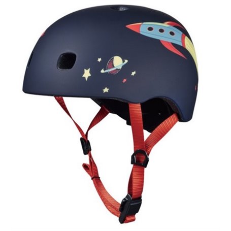 Casque Vélo et Trottinette Rocket  boucle magnétique  lumière LED intégrée  Taille XS