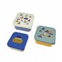 Set de 3 lunch box les bateaux