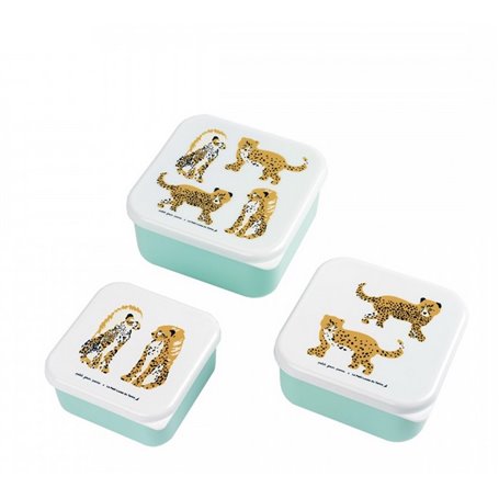 Set de 3 Lunch box La savane