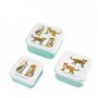 Set de 3 Lunch box La savane