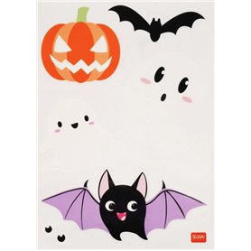 Set de 35 Autocollants Électrostatiques pour Fenêtre halloween