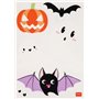 Set de 35 Autocollants Électrostatiques pour Fenêtre halloween