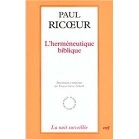 L'HERMENEUTIQUE BIBLIQUE