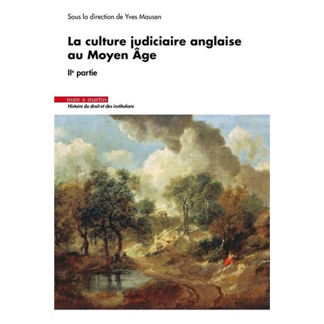 La culture judiciaire anglaise au Moyen Âge