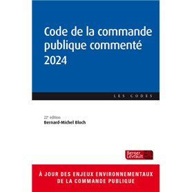 Code de la commande publique commenté 2024 (32e éd.)