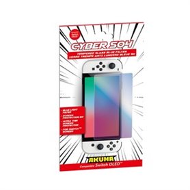 VERRE TREMPE FILTRE BLEU CYBER S04 POUR SWITCH OLED