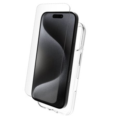 PACK COQUE SOUPLE + VERRE TREMPE IPHONE 16