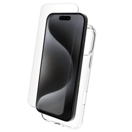 PACK COQUE SOUPLE + VERRE TREMPE IPHONE 16 PRO