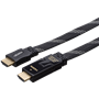 HDMI Cable Ultra HD Flat Male/Male 3m Black Bigben Audio