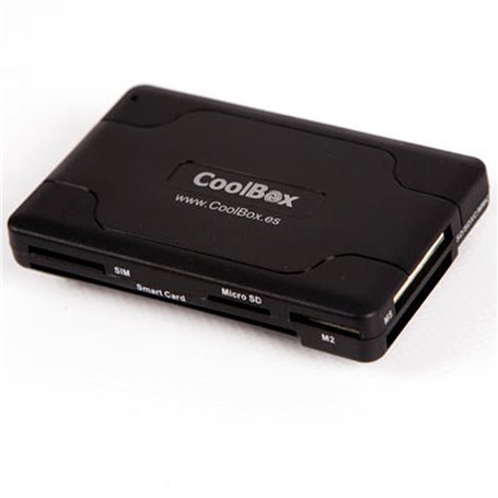 CoolBox CRCOOCRE065 lecteur de carte mémoire USB 2.0 Noir