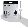 Cartouche d'encre originale Ricoh GC31BK Noir