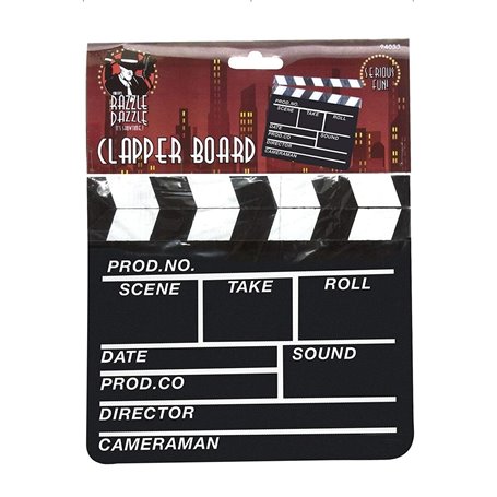 Accessoire de costumes Smiffy's Clapper Board Noir