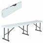 Banc Lifetime Pliable Blanc 183 x 29 x 42 cm