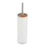 Brosse de salle de wc Home ESPRIT Blanc Naturel Bambou polystyrène 9 x 9 x 37 cm