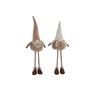 Décorations de Noël Home ESPRIT Marron Beige Gnome 30 x 18 x 65 cm (2 Unités)