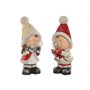 Décorations de Noël Home ESPRIT Blanc Rouge Beige 16,5 x 22 x 45 cm (2 Unités)