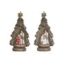 Crèche de Noël Home ESPRIT Vert Gris Magnésium 23 x 13,5 x 45 cm (2 Unités)