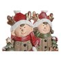 Décorations de Noël Home ESPRIT Marron Rouge 23 x 10,5 x 40 cm (2 Unités)