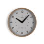 Horloge Murale Versa Blanc Plastique 4 x 30 x 30 cm