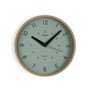 Horloge Murale Versa Vert Plastique 4 x 30 x 30 cm