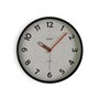 Horloge Murale Versa Noir Plastique 4 x 30 x 30 cm