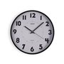 Horloge Murale Versa Blanc Plastique 4 x 30 x 30 cm