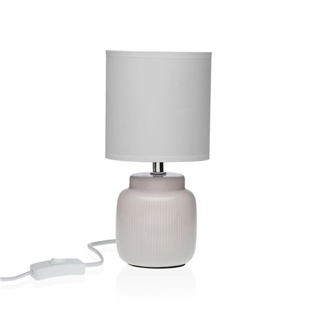 Lampe de bureau Versa Vesta Blanc Céramique 13 x 26 x 10 cm