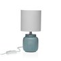 Lampe de bureau Versa Vesta Bleu Céramique 13 x 26 x 10 cm